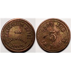 Bakerville, AZ: Bakerville Hotel Token  (119281)