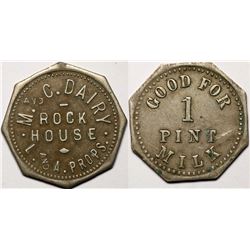 Clifton, AZ: M & C Dairy Token (119177)