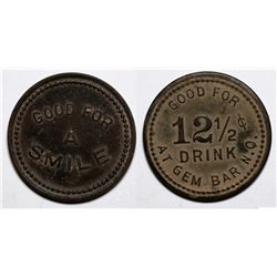 Dos Cabezas, AZ: Gem Bar Token  (117589)