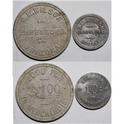 Ehrenburg, AZ: S.M. Wilson Tokens  (117591)