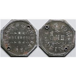 Holbrook, A.T.: Velarde & Saavedra Saloon Token  (117767)