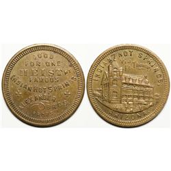 Indian Hot Springs, AZ: "Good for One Heist" Token  (119902)