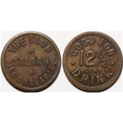 Jerome, AZ: Club Saloon Token  (119913)