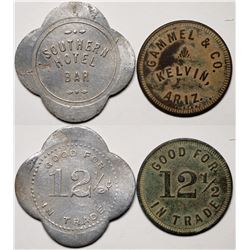 Kelvin, AZ Tokens: Gammel & Co. and Southern Hotel (119173)