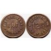 Image 1 : Mineral Park, AZ: B & F Ghost Town Token  (119526)