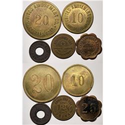 Collection of Five Nogales, AZ GF's Tokens  (119273)