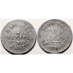 Octave, Ariz.: D. Virando, 12 1/2 Cent Token  (119908)