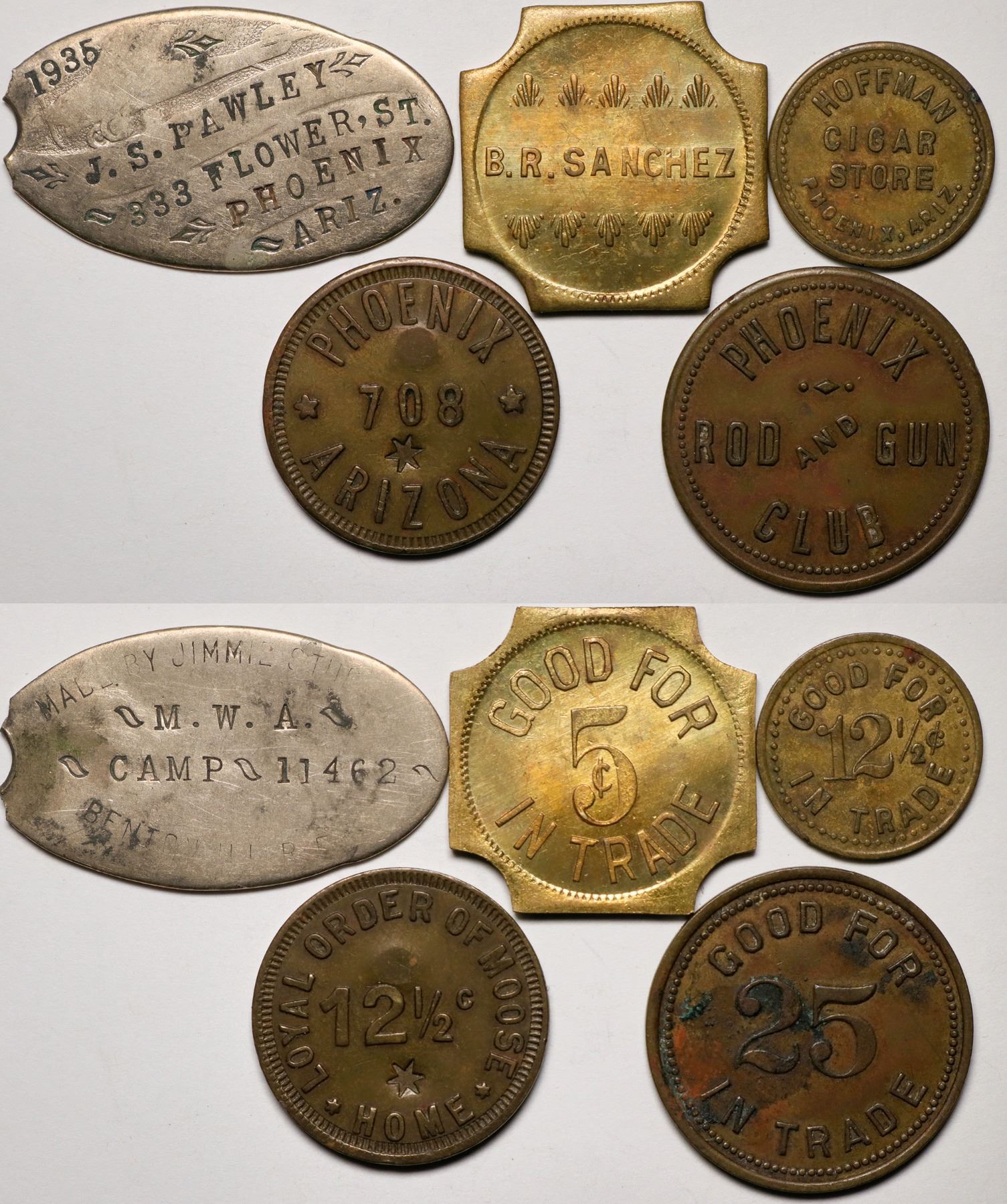 Phoenix, AZ Token Group (119290) - Holabird Western Americana Collections