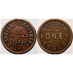 Prescott, A.T.: Shepard & Kastner GF Token  (119291)
