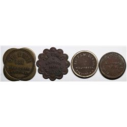 Congress, Oatman, and Prescott Tokens incl. A.T. Designated Pieces  (117583)