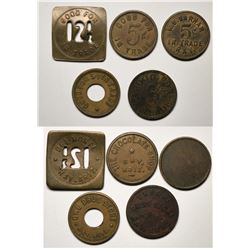 Ray, AZ: Five Merchant GF Tokens  (119311)
