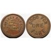 Image 1 : Safford, AZ: The Valley Bus Line Token  (119917)