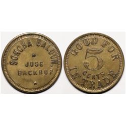 Tucson, AZ: Sonora Saloon Token (119535)
