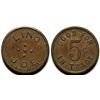Image 1 : Winkelman, AZ: Ling Joe,  Chinese Merchant token  (117966)