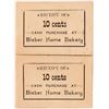 Image 1 : Bieber Home Bakery Tokens  (119683)