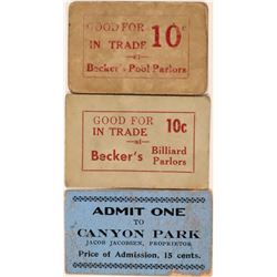 Humbolt County Cardboard Tokens  (119724)