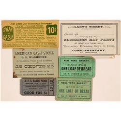 Sacramento Cardboard Token Collection  (119680)