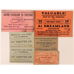 Sacramento Cardboard Token Collection  (119678)