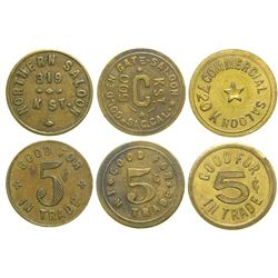 Sacramento Saloon Tokens  (90349)