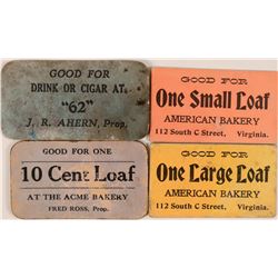 Virginia City Merchant Tokens  (119721)