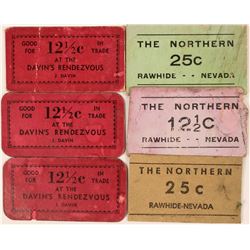 Rawhide & Lovelock Paper Tokens  (119686)