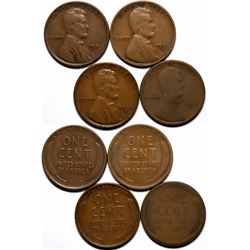 Key Date Lincoln Pennies  (117631)