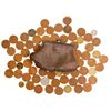 Image 1 : WWII Coin Purse / 10 Yen Coins & Others  / 67 Items  (89509)
