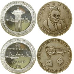 Wilbur Clark / Landmark Tower Silver Rounds  (89252)