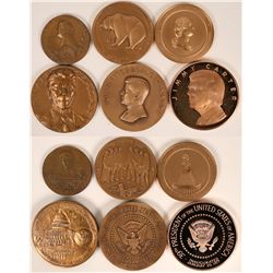 Large Presidental and Other Mint Medals (Lot of 6)  (120574)