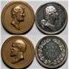 Image 1 : Commemorative Medals Silver & Bronze, Washington, Lincoln, Garfield  (118065)
