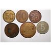 Image 2 : American 'Poker Chip Style' Counters - Seven Different Denominations  (118210)