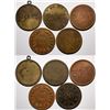 Image 1 : American 'Poker Chip Style' Counters -Five Different '20' counters.  (118212)