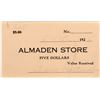 Image 1 : Almaden Store Scrip  (119099)