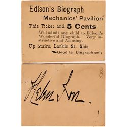 Edison's Biograph Token  (119117)