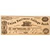 Image 1 : Union Business College Currency  (119743)