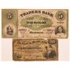 Image 1 : Virginia Traders Bank Of The City Of Richmond $5 Rare Old Banknote  (117350)