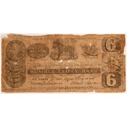 1837 Humbug Glory Bank Satirical Bank Note  (113344)