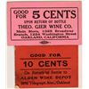 Image 1 : Wine Related Scrip  (119116)