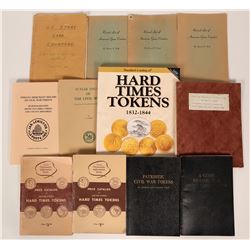 Hard Times and Civil War Token Books (12)  (119503)