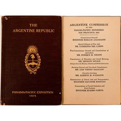 Panama-Pacific Exposition Book "The Argentine Republic," San Francisco  (117297)