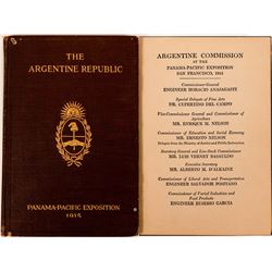 Panama-Pacific Exposition Book "The Argentine Republic," San Francisco  (117297)