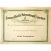 Image 1 : Pan Pacific Large Certificate  (85158)