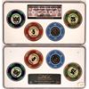 Image 1 : Fitzgerald's Nevada Club Reno Hoard Casino Chips  (119073)