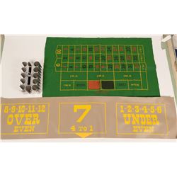 Antique Chip Tray & Game Felt  (117954)