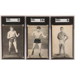 Exhibits Boxer Postcard Trio  (119265)