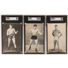 Image 1 : Exhibits Boxer Postcard Trio  (119265)