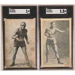 Heavyweight Joe Jeannette & Sam Langford Postcards  (117203)