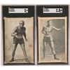 Image 1 : Heavyweight Joe Jeannette & Sam Langford Postcards  (117203)