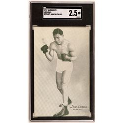 Joe Louis Exhibit Card  (119255)