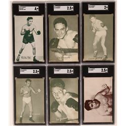 Willie Pep & Five Other 1940's Boxer Cards  (119267)